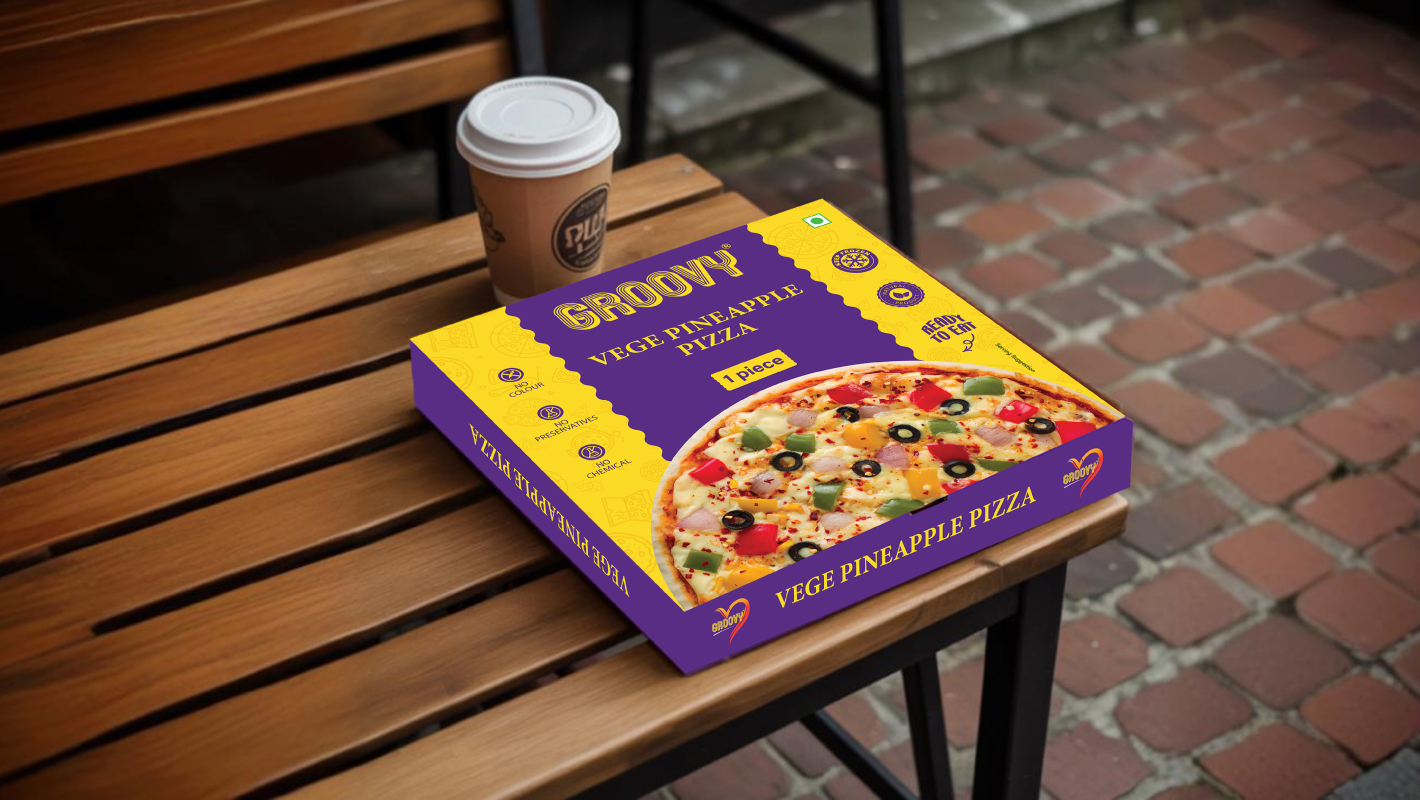 Groovy – Vege Pineapple Pizz